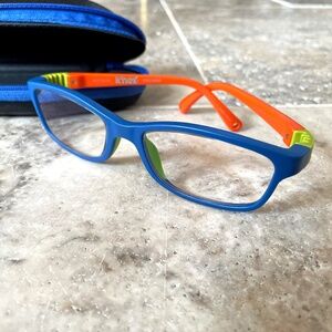 K'nex Children's Glasses + Case :: Blue, Green + Orange